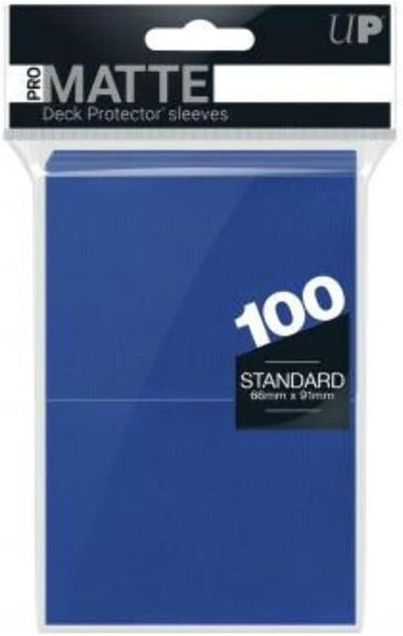 Ultra Pro Matte Sleeves Standard Size - Blue (100 Pack)