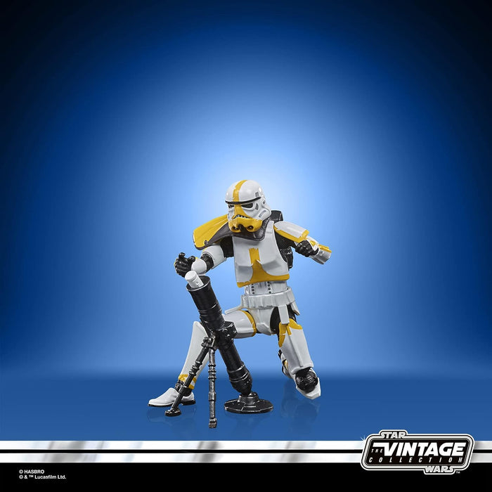 Star Wars The Vintage Collection Artillery Stormtrooper Toy, 9.5 CM Scale The Mandalorian Figure