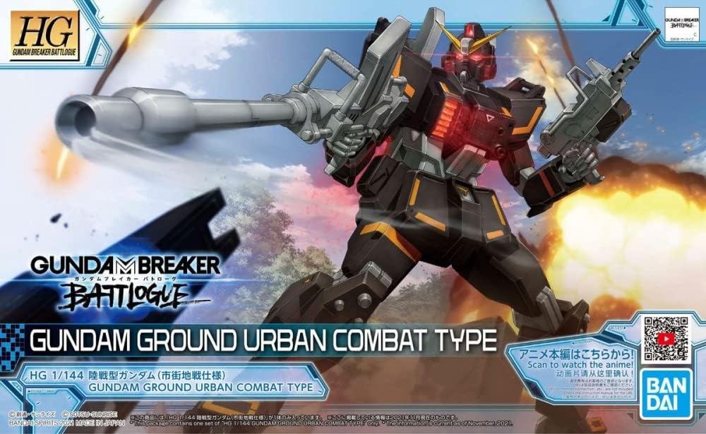 Bandai Gundam - HG 1/144 Gundam Ground Urban Comba Type - Model Kit 199619