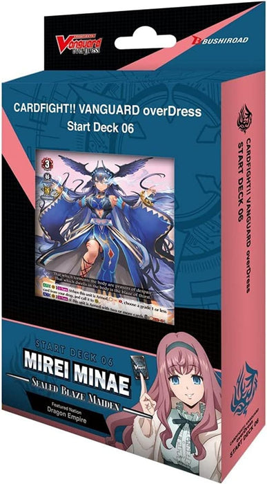 Cardfight!! Overdress Mirei Minae - Sealed Blaze Maiden - English Starter Deck D-SD06, Multicolor