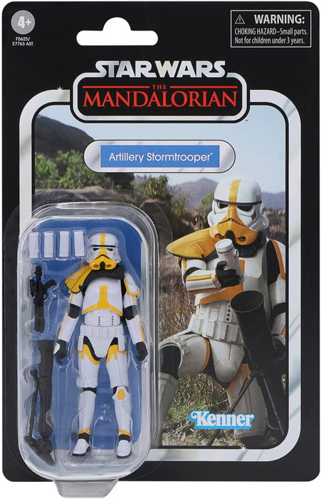 Star Wars The Vintage Collection Artillery Stormtrooper Toy, 9.5 CM Scale The Mandalorian Figure