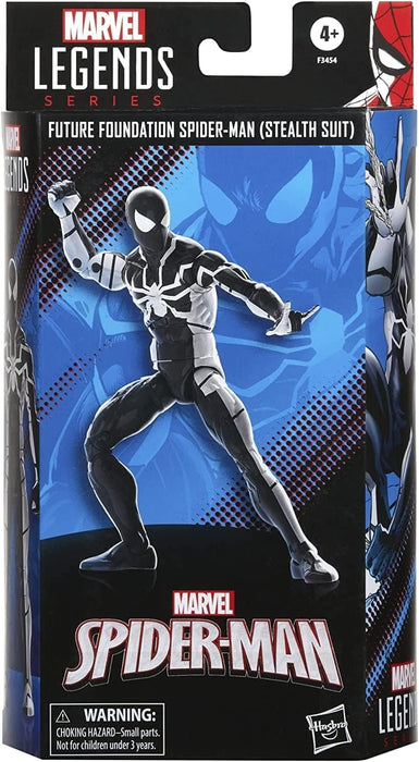 Spider-Man Marvel Hasbro Legends Series 15-cm Future Foundation (Stealth Suit) Action Figure Toy, Includes 4 Accessories, F3454