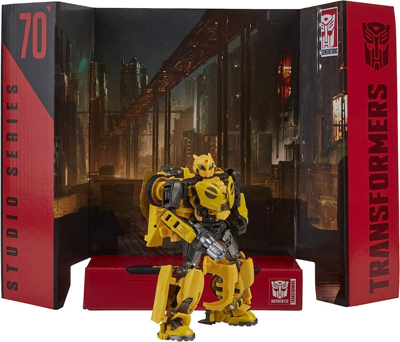 Transformers Toys Studio Series 70 Deluxe Bumblebee B-127 Action Figure, 11 CM