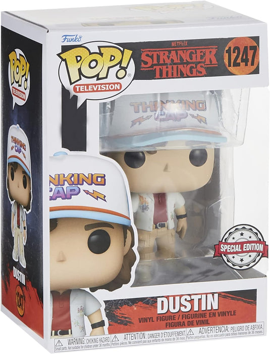 Dustin with Dragon Shirt 1247 Special Edition - Funko Pop! Stranger Things 4 - Collectable Vinyl Figure