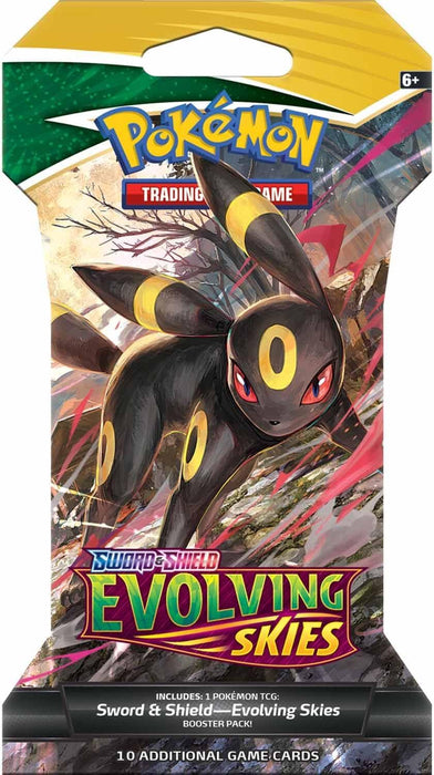 Pokemon TCG: Sword & Shield 7 Evolving Skies Sleeved Booster Pack - One Pack