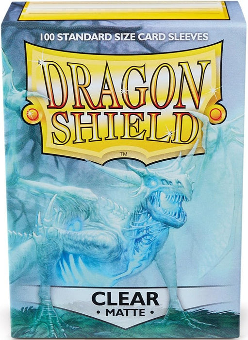 Dragon Shield - Clear Matte Sleeves - Standard Size (100 Pack)