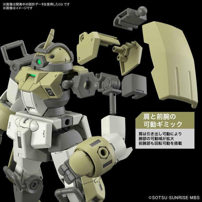 BANDAI Gunpla High Grade HG 1/144 CHUCHU Demi Trainer