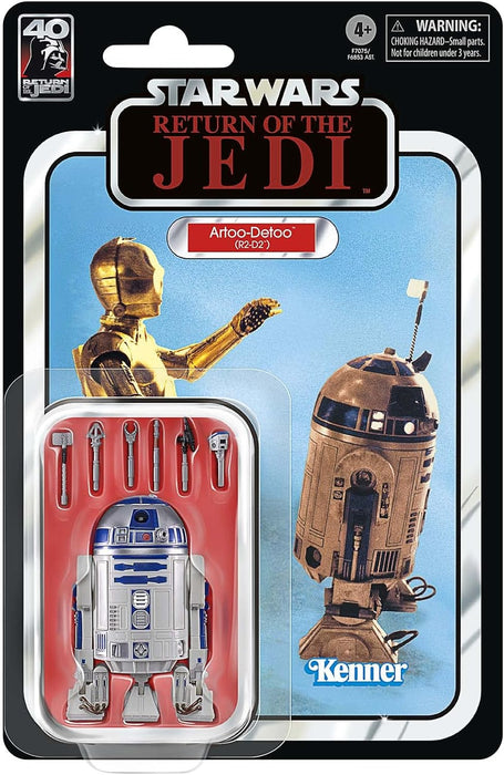 Star Wars The Black Series Artoo-Detoo (R2-D2), Star Wars: Return of the Jedi 40th Anniversary 6-Inch Action Figures Includes: Figure and 4 accessories