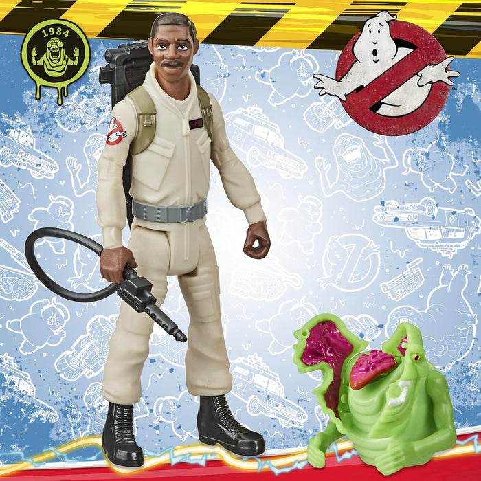 Ghostbusters Fright Features - Winston Zeddemore Figure with Interactive Slimer Figure and Accessory