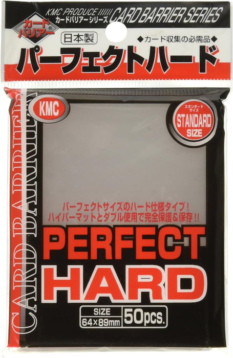 KMC Sleeves Hard Collectible Cards - Standard Size (Clear)