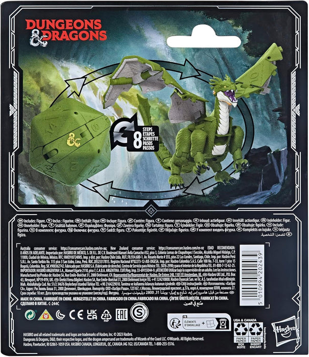 Dungeons & Dragons F6754 Dicelings Green D&D Collectible Dragon Toy Action Figure